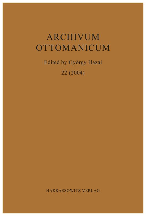 Produktbild: Archivum Ottomanicum 22 (2004)