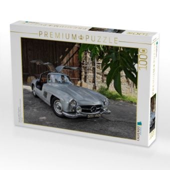 Produktbild: CALVENDO Puzzle Mercedes 300 SL Fl&uuml;gelt&uuml;rer | 1000 Teile Lege-Gr&ouml;&szlig;e 64x48cm Foto-Puzzle f&uuml;r gl&uuml;ckliche Stunden