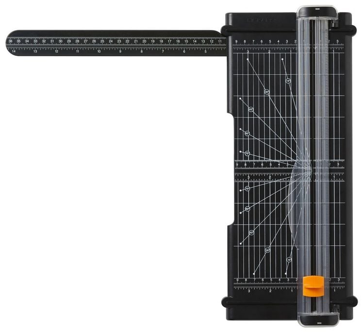 Produktbild: Fiskars Papierschneidemaschine SureCut Papierschneidemaschine A4, Recycling Mischung