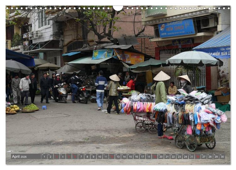 Produktbild: Menschen in Vietnam (Wandkalender 2026 DIN A3 quer), CALVENDO Monatskalender