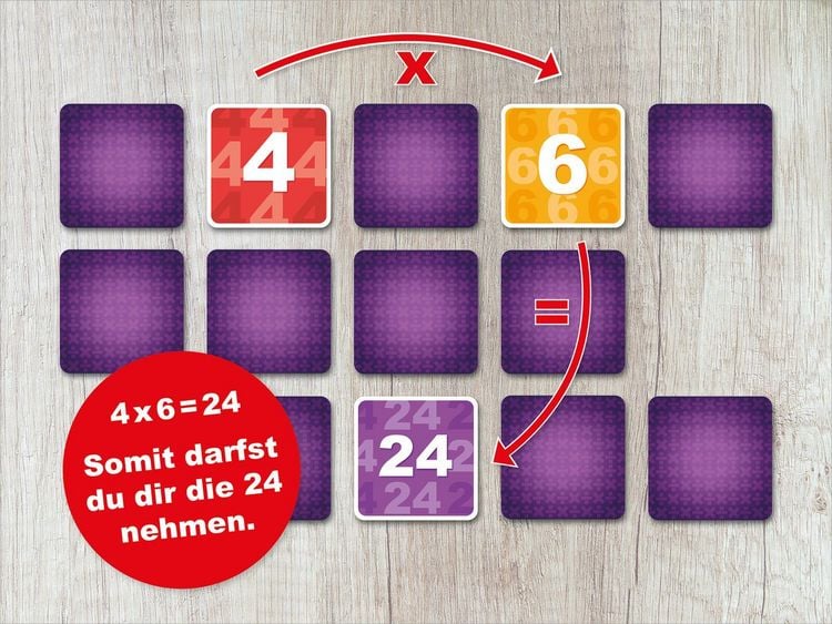 Produktbild: Science & Kids &ndash; 1, 2, 3 ... vorbei! Mathe-Memo Multiplikation & Division