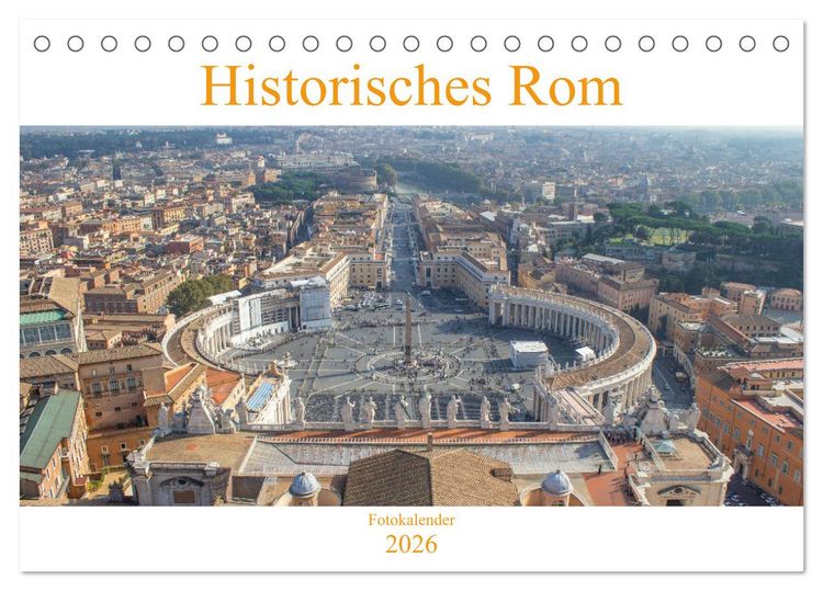 Produktbild: Historisches Rom (Tischkalender 2026 DIN A5 quer), CALVENDO Monatskalender