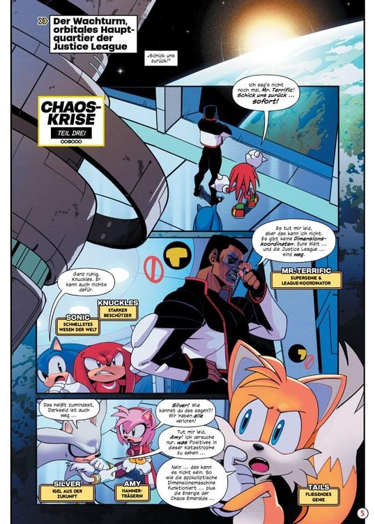 Produktbild: DC x Sonic The Hedgehog