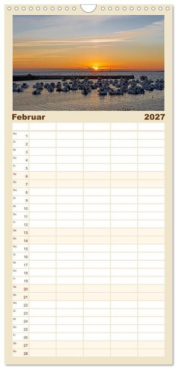 Produktbild: Familienplaner 2027 - Bretagne - Traumk&uuml;sten im s&uuml;dlichen Finist&egrave;re mit 5 Spalten (Wandkalender, 21 x 45 cm) CALVENDO