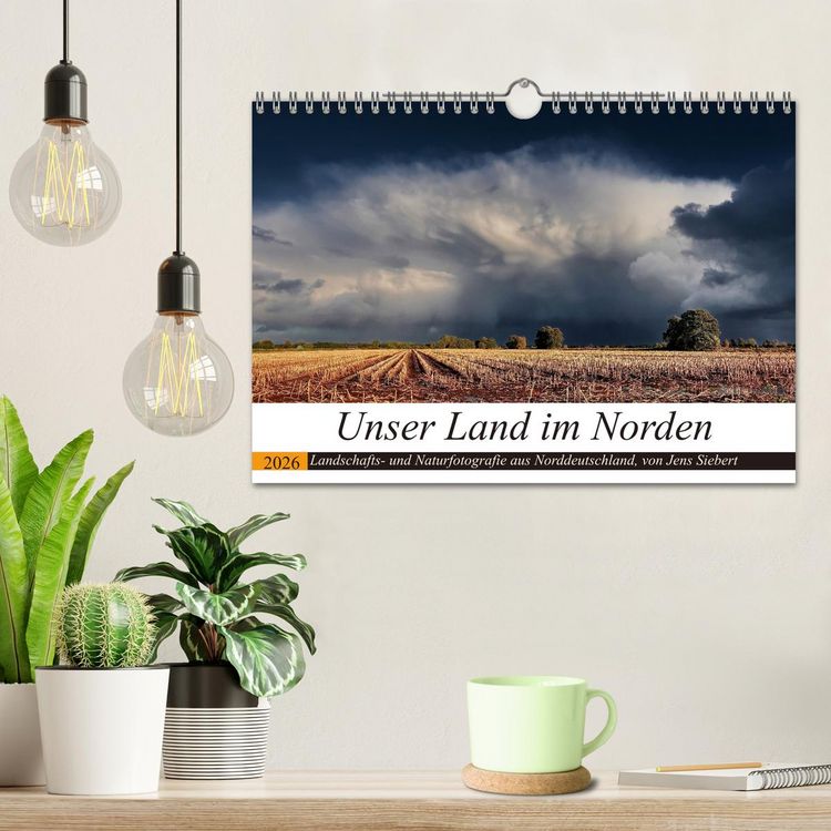 Produktbild: Unser Land im Norden (Wandkalender 2026 DIN A4 quer), CALVENDO Monatskalender
