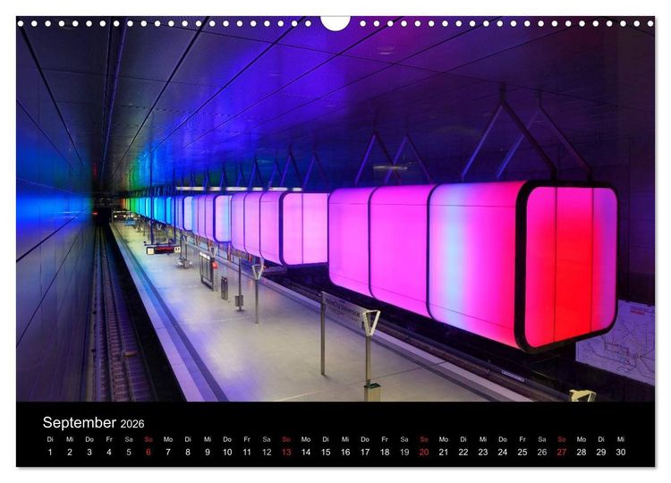Produktbild: Hamburgs N&auml;chte (Wandkalender 2026 DIN A3 quer), CALVENDO Monatskalender