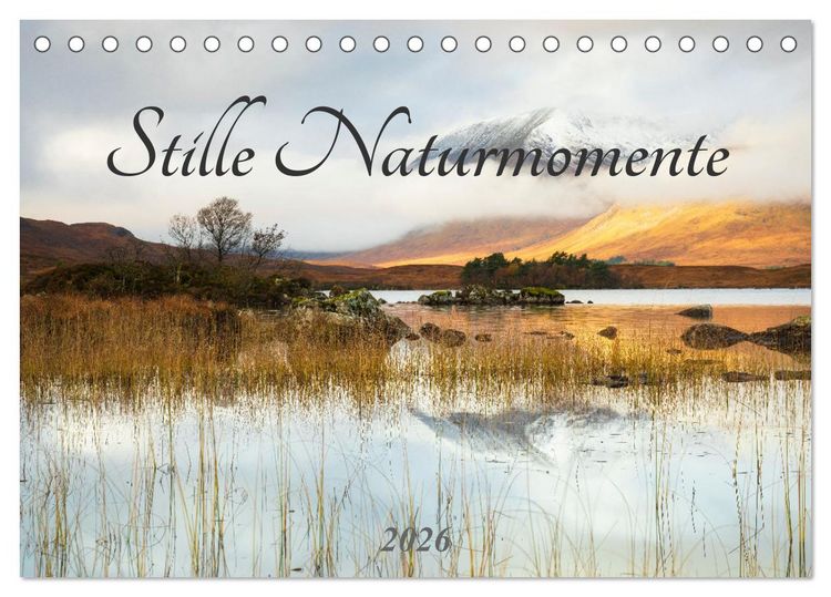 Produktbild: Stille Naturmomente (Tischkalender 2026 DIN A5 quer), CALVENDO Monatskalender