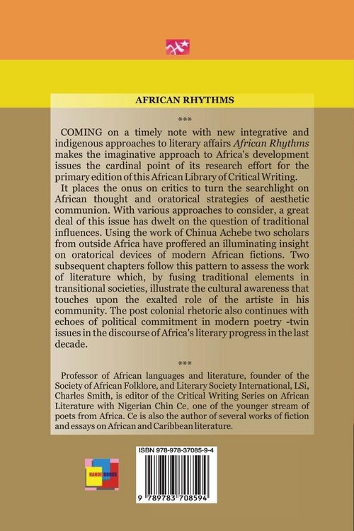 Produktbild: African Rythmns. New Approaches to Literature
