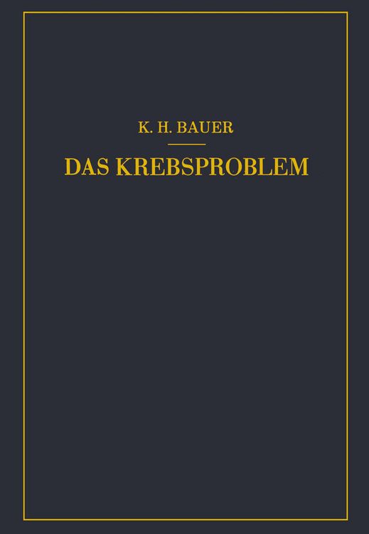 Produktbild: Das Krebsproblem