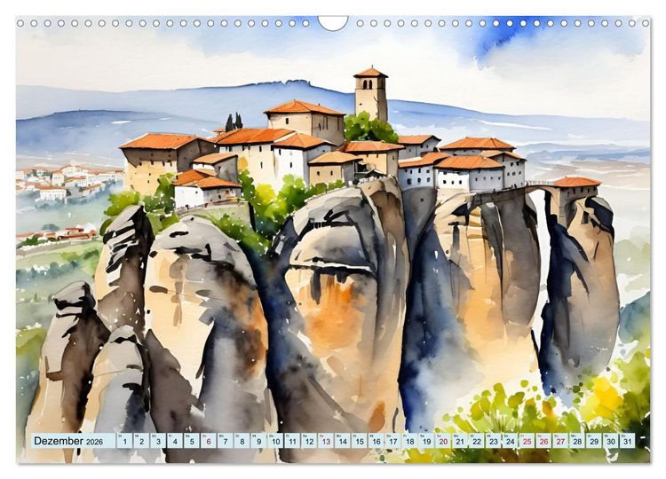 Produktbild: Kalimera Griechenland (Wandkalender 2026 DIN A3 quer), CALVENDO Monatskalender