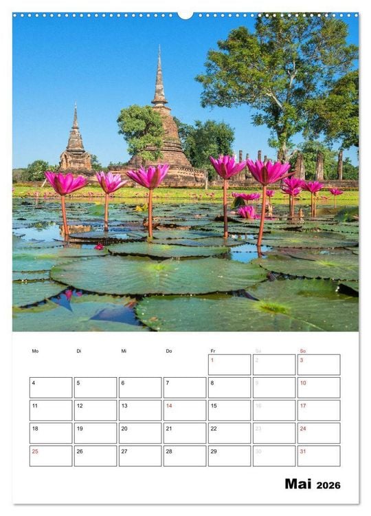Produktbild: THAILAND - Mein Urlaubsplaner (hochwertiger Premium Wandkalender 2026 DIN A2 hoch), Kunstdruck in Hochglanz