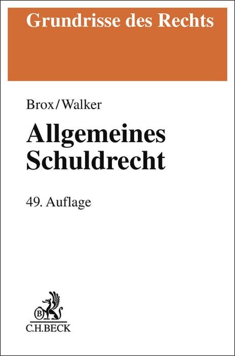 Bild vom Artikel Grundrisse des Rechts / Allgemeines Schuldrecht vom Autor Hans Brox