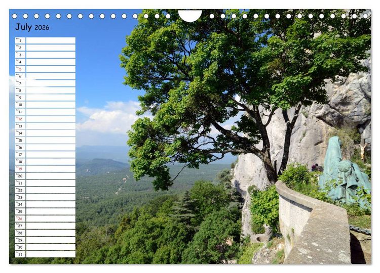 Produktbild: Mary Magdalene in Provence (Wall Calendar 2026 DIN A4 landscape), CALVENDO 12 Month Wall Calendar