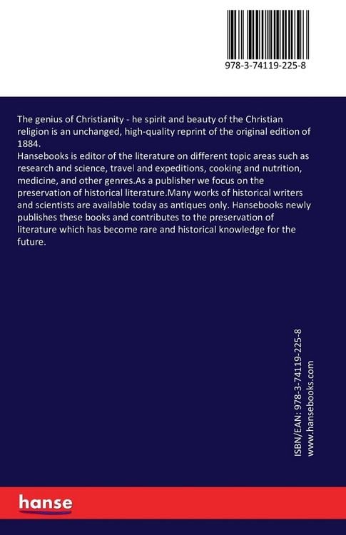 Produktbild: The genius of Christianity