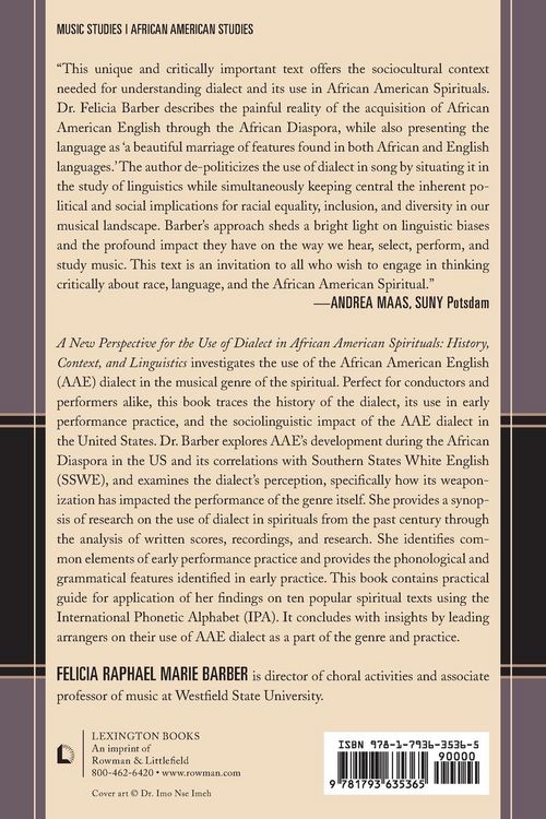 Produktbild: New Perspective for the Use of Dialect in African American Spirituals