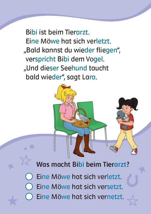 Produktbild: Lesefuchs Bibi & Tina: Leser&auml;tsel Lesestufe 1, Band 1