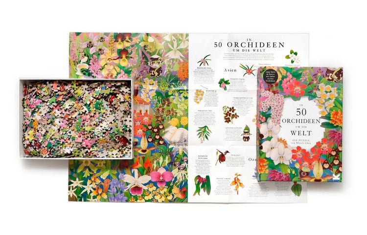 Produktbild: In 50 Orchideen um die Welt