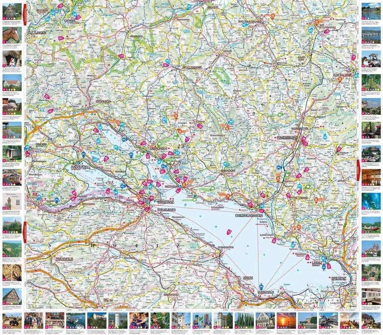 Produktbild: MARCO POLO Freizeitkarte 41 Bodensee, Schw&auml;bische Alb 1:100.000