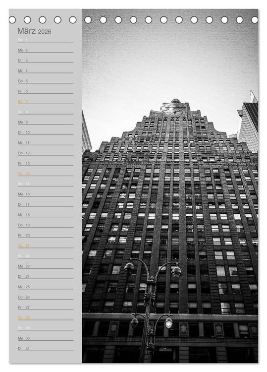 Produktbild: New York Vertical (Tischkalender 2026 DIN A5 hoch), CALVENDO Monatskalender