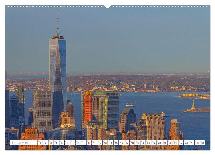 Produktbild: New York City Manhattan Perspektiven (hochwertiger Premium Wandkalender 2026 DIN A2 quer), Kunstdruck in Hochglanz