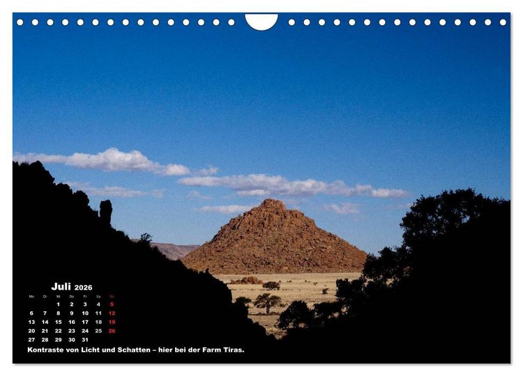 Produktbild: Namibia mal anders (Wandkalender 2026 DIN A4 quer), CALVENDO Monatskalender
