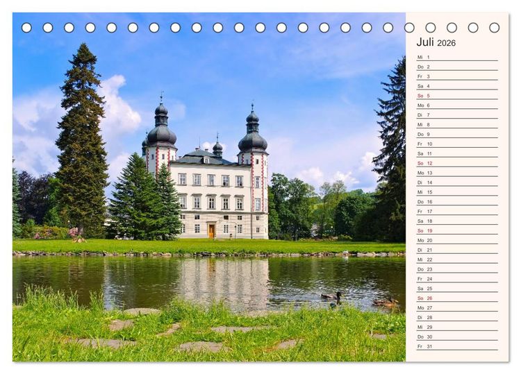 Produktbild: Riesengebirge - Zwischen Schlesien und B&ouml;hmen (Tischkalender 2026 DIN A5 quer), CALVENDO Monatskalender