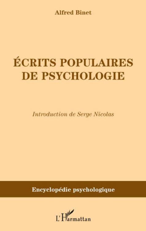 Produktbild: Ecrits populaires de psychologie
