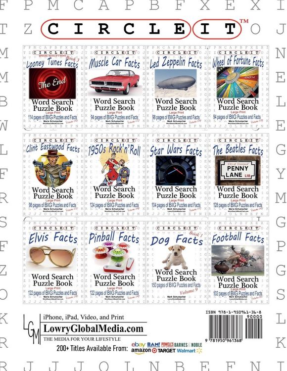 Produktbild: Circle It, Grease Facts, Word Search, Puzzle Book