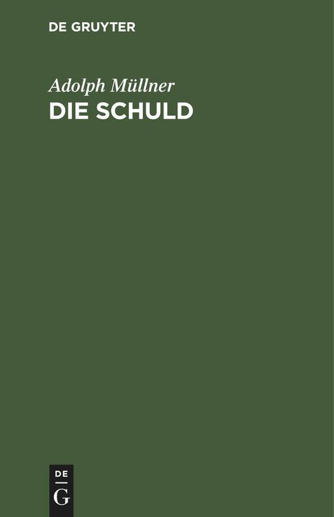 Produktbild: Die Schuld