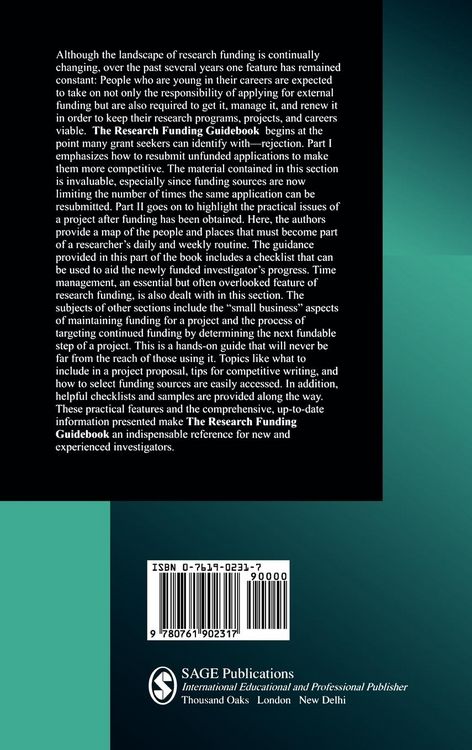 Produktbild: The Research Funding Guidebook