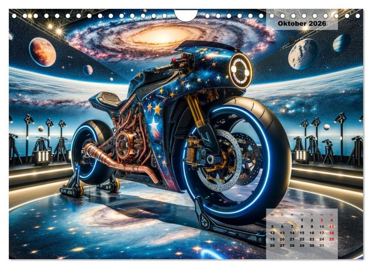 Produktbild: Custom Dreams - Showbike Wonders (Wandkalender 2026 DIN A4 quer), CALVENDO Monatskalender