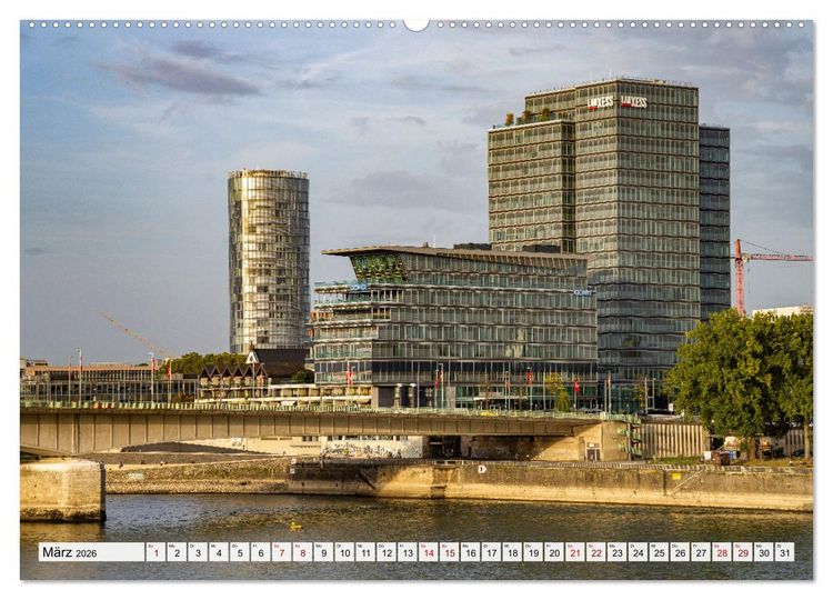 Produktbild: Cologne - K&ouml;ln (Wandkalender 2026 DIN A2 quer), CALVENDO Monatskalender