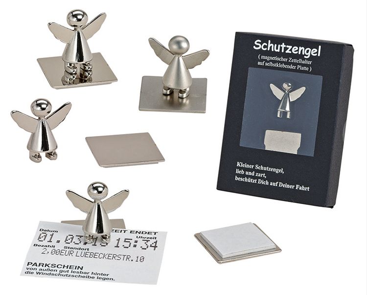 Produktbild: Zettelmagnet Metall Schutzengel