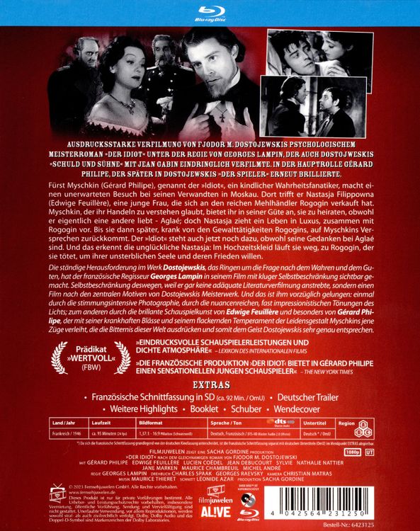 Produktbild: Der Idiot (Filmjuwelen)