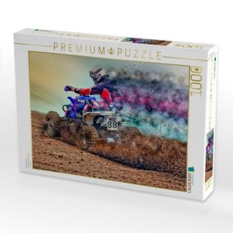 Produktbild: CALVENDO Puzzle Quad fahren | 1000 Teile Lege-Gr&ouml;&szlig;e 64x48cm Foto-Puzzle f&uuml;r gl&uuml;ckliche Stunden