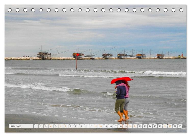 Produktbild: ItalienReise Venedig Chioggia Comacchio (Tischkalender 2026 DIN A5 quer), CALVENDO Monatskalender