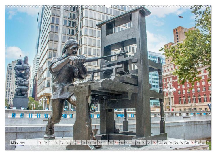 Produktbild: Philadelphia - Impressionen (hochwertiger Premium Wandkalender 2026 DIN A2 quer), Kunstdruck in Hochglanz