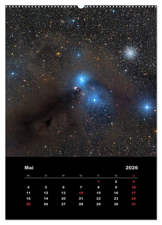 Produktbild: Astronomie 2026 (hochwertiger Premium Wandkalender 2026 DIN A2 hoch), Kunstdruck in Hochglanz