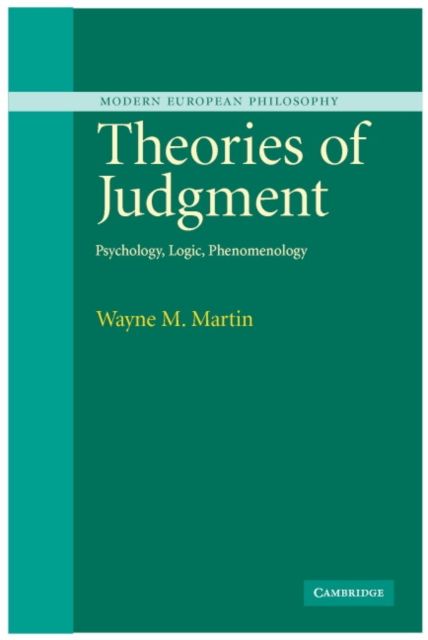 Produktbild: Theories of Judgment