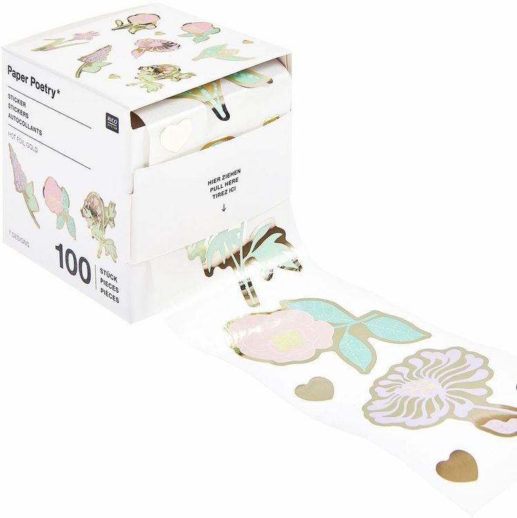 Produktbild: Sticker The Sky is the Limit, Blumen , 100 Stk/Rolle