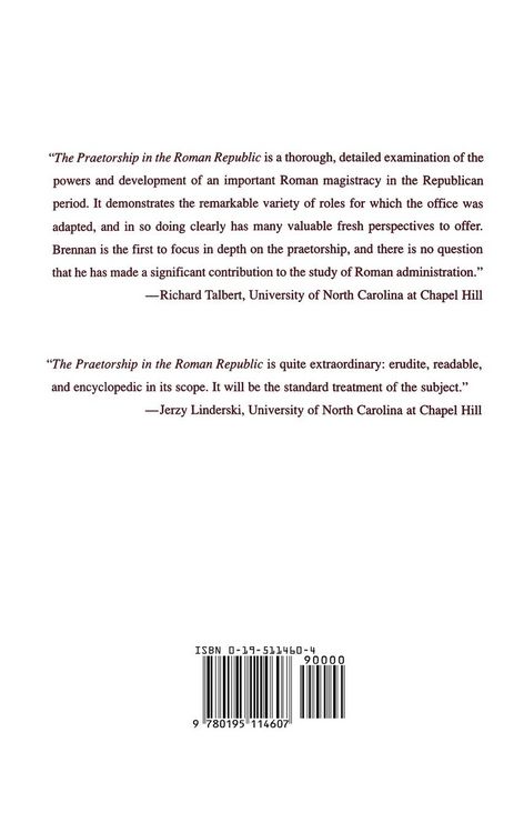 Produktbild: The Praetorship in the Roman Republic