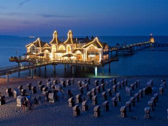 Produktbild: CALVENDO Puzzle Seebr&uuml;cke, Sellin, Insel R&uuml;gen | 1000 Teile Lege-Gr&ouml;&szlig;e 64x48cm Foto-Puzzle f&uuml;r gl&uuml;ckliche Stunden