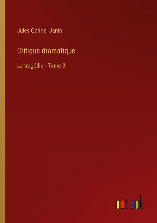 Produktbild: Critique dramatique