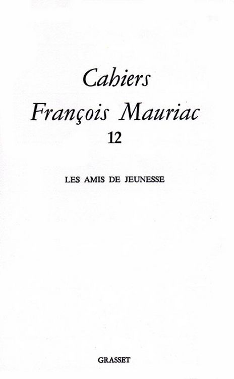 Produktbild: Cahiers num&eacute;ro 12 (1985)