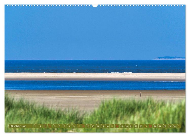 Produktbild: BORKUM Entdeckungen (hochwertiger Premium Wandkalender 2026 DIN A2 quer), Kunstdruck in Hochglanz