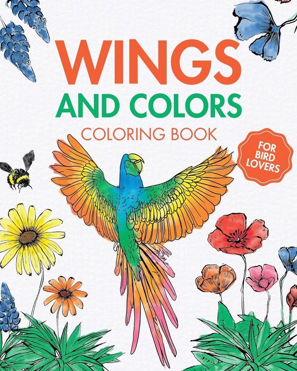 Produktbild: Wings and Colors - Coloring Book for Bird Lovers