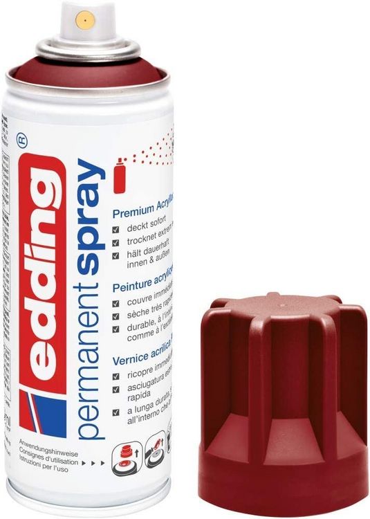 Produktbild: 5200 Permanent Spray, purpurrot matt, 200ml Premium Acryllack