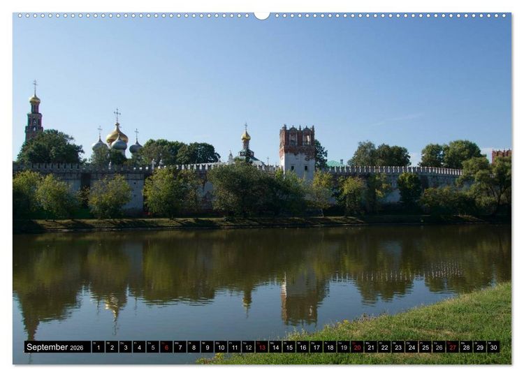 Produktbild: Flussfahrt Moskau - St. Petersburg (Wandkalender 2026 DIN A2 quer), CALVENDO Monatskalender