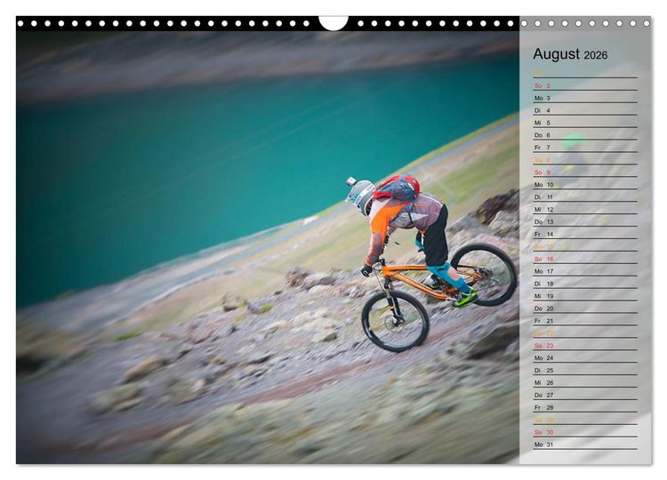Produktbild: Downhill Moments (Wandkalender 2026 DIN A3 quer), CALVENDO Monatskalender