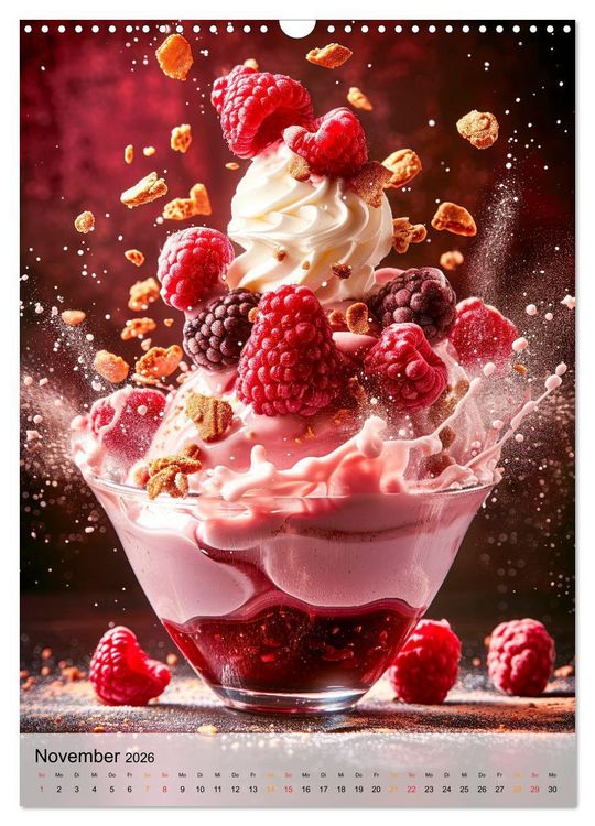 Produktbild: Eis - Raffinessen f&uuml;r Gourmets (Wandkalender 2026 DIN A3 hoch), CALVENDO Monatskalender